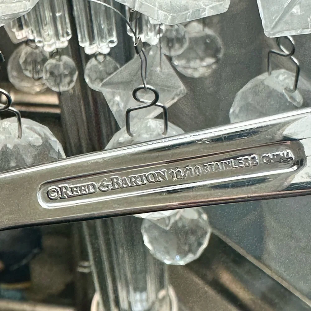 Reed & Barton Set of 4 Brighton Stainless Steel Serving Pieces.